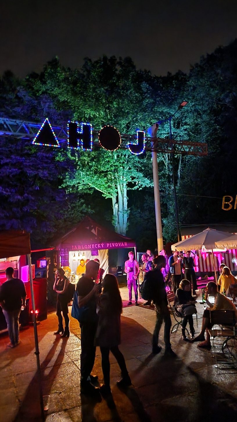 AHOJ Festival at night