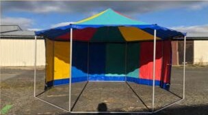 Bunter Pavillon